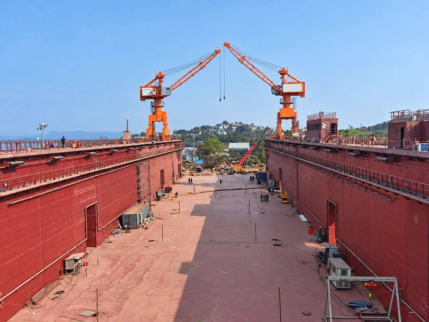 Floating Dock Cranes
