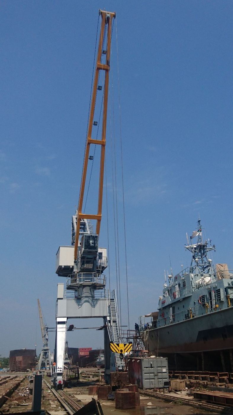 Dock Crane at Khulna Shipyard