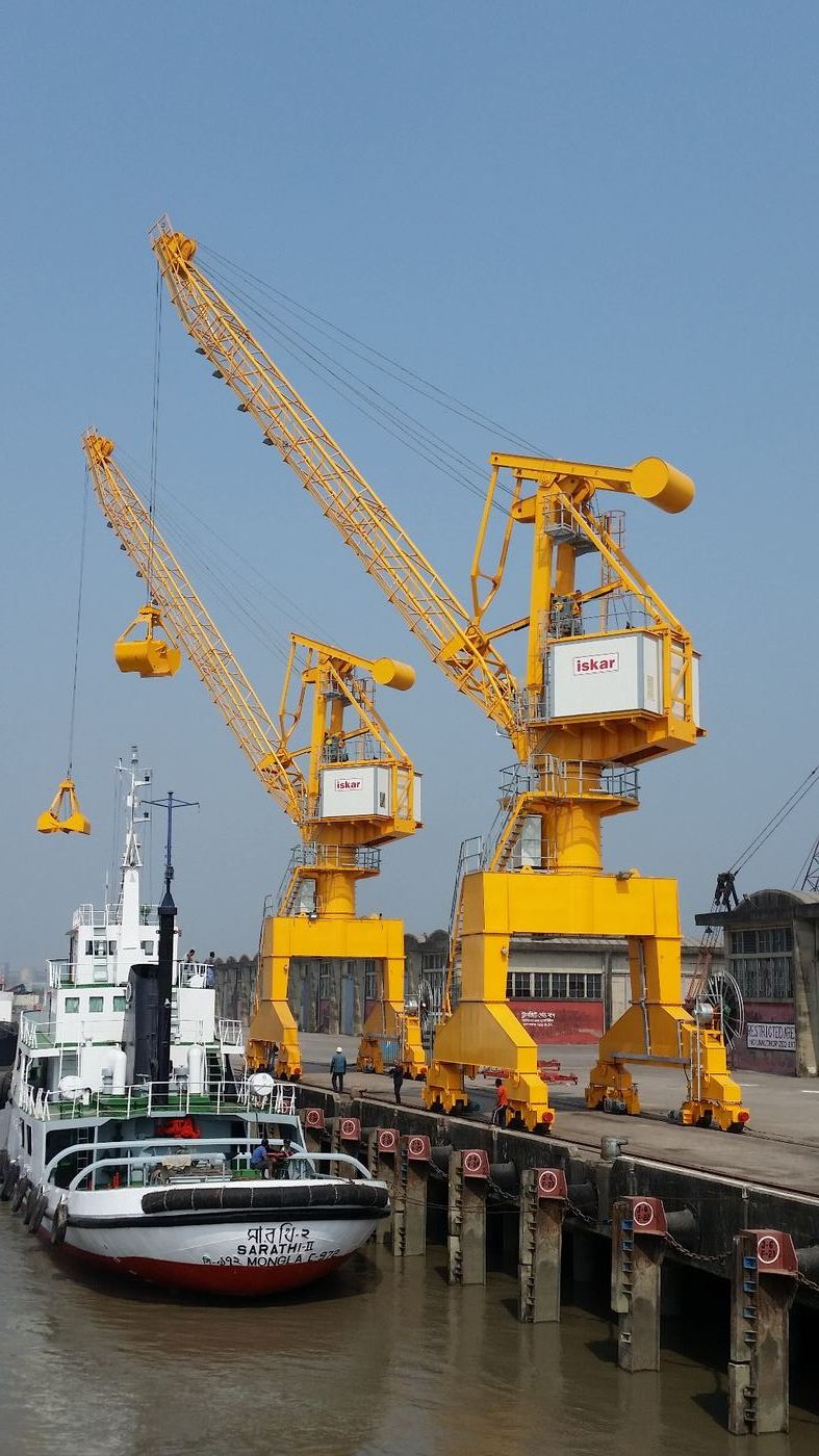 Port Crane at Mongla Port